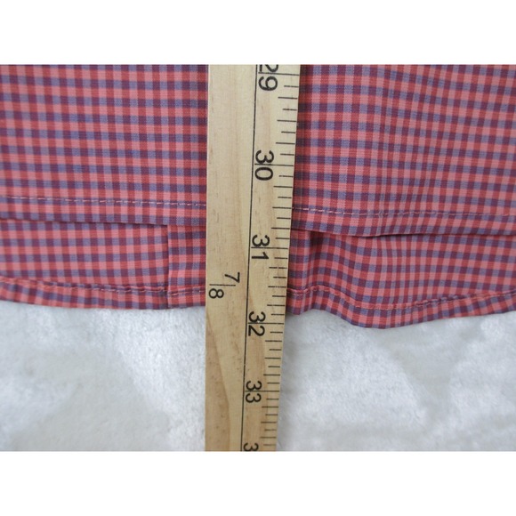 Wrangler Jeans‎ Co Shirt Mens 2XL XXL Red Checked Pearl Snap Cowboy Western - Picture 7 of 8